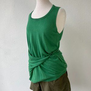 Martin Margiela Line 1 Spring Green Knit Sleeveless Sweater Womens Size Small